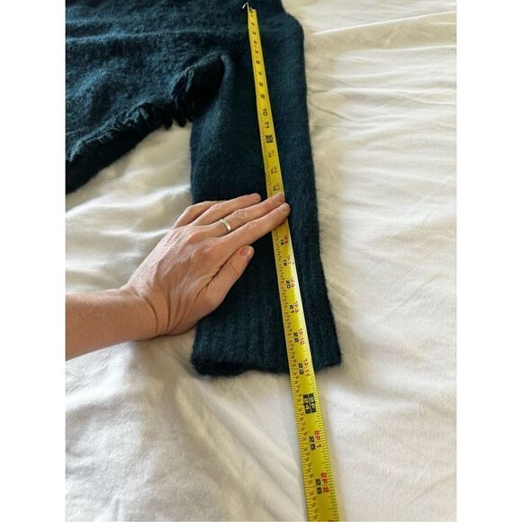 3.1 PHILLIP LIM Fringe Overlap Turtleneck Sweater Size M - Picture 5 of 11